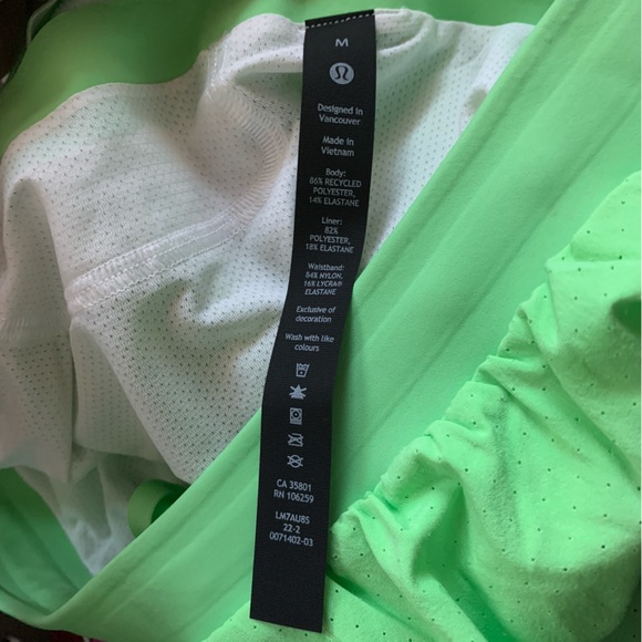 NEW Men’s Lululemon SZ. M or SZ. L Fast & Free lined 6” Shorts VERY POPULAR BNWT - Picture 15 of 16